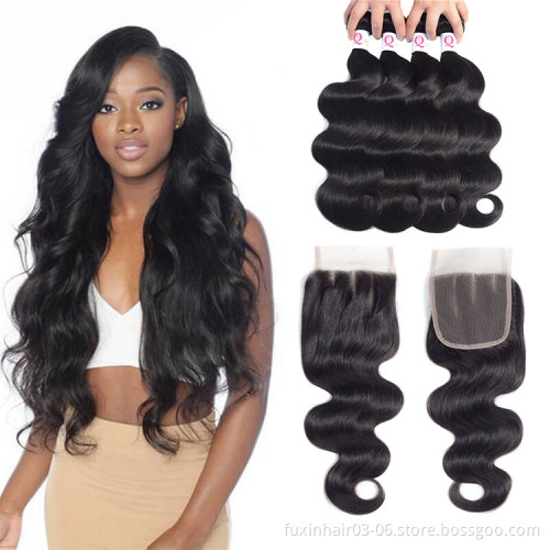 Human Weave Hair Bundles Cuticle Aligned Raw Curly 100% Virgin Malaysian Mink with Closure 9A 12A 7a 8a 9a 10a 8''-30''